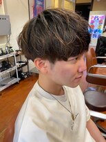 マルム(mulum)&nbsp;ツーブロ刈り上げマッシュ ハイライト*AKARI