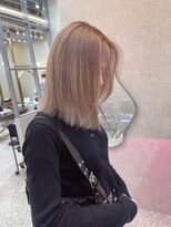 ロンド レア 天神大名店(Lond Le’a)&nbsp;メルティカラー/ウェーブミディアム /似合わせカットスタイル