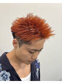 スパイキーショートオレンジカラー