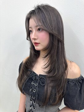 ロンドアヴァントゥス 池袋(Lond aventus) 韓国レイヤー/韓国風/ボブ/髪質改善/黒髪/ブリーチなし〔池袋〕