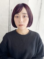 ローブアミ(L'Aube ami)&nbsp;ツヤ感たっぷり！大人女性のまとまりワンカールボブ