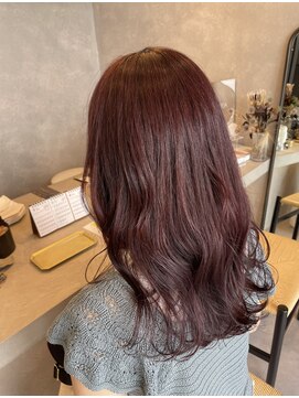 アチーブリス(achieve Liss) ピンクブラウン艶カラーゆるふわロングヘア髪質改善20代30代