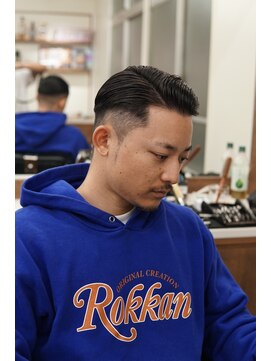 ザ チョップ ショップ ハラジュク(THE CHOP SHOP HARAJUKU) オールバック/原宿バーバー/渋谷バーバー/床屋