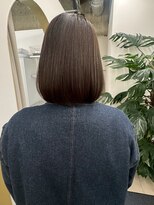 ロウ 町田(ROW)&nbsp;大人かわいいエギョモリ ミルクティーブラウン ひし形シルエット