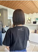 【LOREN AO】白髪ぼかし/アッシュベージュ/切りっぱなしボブ
