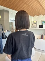 ローレンアオ(LOREN AO)&nbsp;【LOREN AO】白髪ぼかし/アッシュベージュ/切りっぱなしボブ