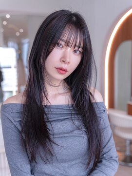 ドットハリス(.Hallis) レイヤーカット/顔周りカット/髪質改善/原宿