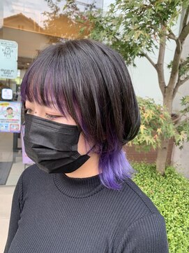 エム インターナショナル 白岡 キュート(EMU international CUTE) 個性派ボブでおしゃれ見え