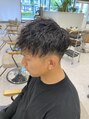 アグ ヘアー ヌーク 長野中御所店(Agu hair neuk)&nbsp;波巻きパーマ。ボリュームが出過ぎず下ろしても上げても◎です。