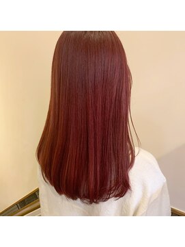 ボアップ 松山店(boappu) #レッド#ブリーチ#髪質改善