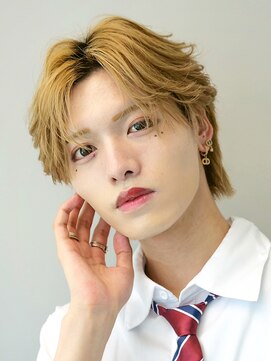 エルマーク 高槻(L-MARK) ダブルカラー/ブリーチ/ミルクティー/ヘアカラー/men's