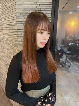 ミラ(MIRA) オレンジブラウン／オレンジベージュ／ブリーチなしカラー