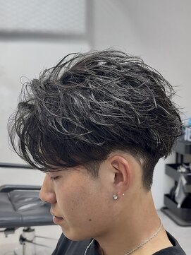 フィフス 渋谷(fifth) 渋谷フェザーパーマニュアンスセンターパート大人ビジネスカルマ