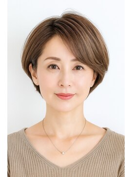 ゲイン(Gain) ショートカット・レイヤーカット×白髪ぼかし