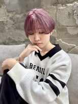 ペルソナ(PERSONA)&nbsp;ハイトーンピンク×マッシュショート