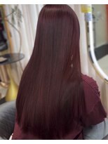 ルフレ 新宿歌舞伎町店(Reflet) ケアブリーチカラー/ワインレッド/ビビットカラー