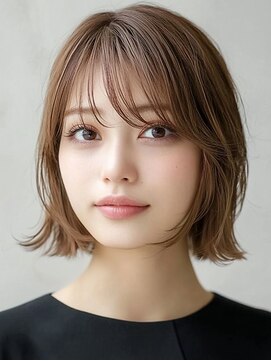 ナック ウメダ(knack UMEDA) 透け感くびれレイヤーボブ