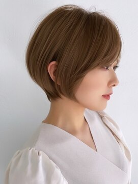 ルージュシー(RU10C) 丸みショートボブ/レイヤーショートボブ/ハンサムショート