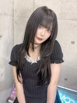 シックス バイ インク 渋谷(SIX by INK.)&nbsp;ダークブルー/デジタルパーマ/ワンホンレイヤー[渋谷]