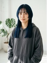 フルショウ 栄店(FURUSHO) クラゲヘアー/ダークブルー/内はねレイヤー/大人かわいい