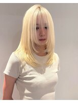 ベレーザ 渋谷(BELEZA)&nbsp;20258_髪質改善ストレートホワイトブロンドハイトーンカラー