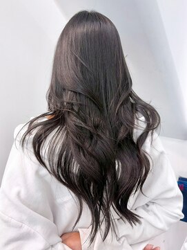 アルバム 新宿(ALBUM SHINJUKU) セミロングレイヤー韓国ブリーチなし_ba595011