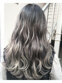 white silver gradation