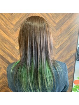 ヘアーデザイン ピニック(hair design P2C) インナーカラー