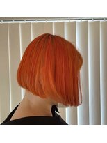 レクラ 清須店(L'eclat) ショートボブ×オレンジ