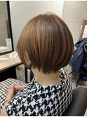 ナチュラル丸みショート