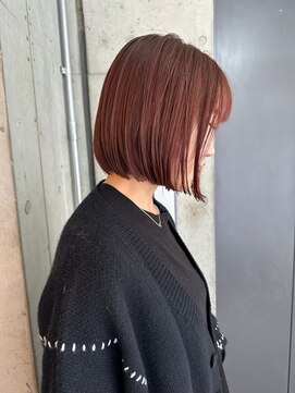 エース (ACE) ACE 横浜　オレンジブラウン×ボブ