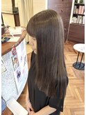 切りっぱなしロング