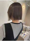 切りっぱなしボブ