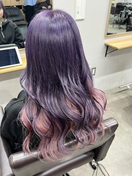 リグ 横浜(Lig.) ピンクカラー/パープルカラー/インナーカラー/ツートンカラー