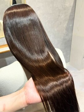 フィー 仙台店(fee) 髪質改善/縮毛矯正/ストレート/スーパーロング/ブラウンベージュ