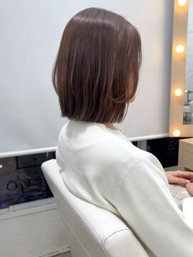 エレノア 渋谷公園通り店(Eleanor) 【新井】ぷつんとボブヘア♪透明感ブラウンベージュカラー