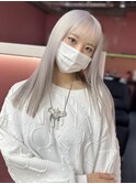 ホワイトブロンド/ホワイト/美髪
