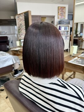 トップスタイル リッチ まとまるワンレンボブ
