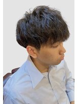 銀座マツナガ 浅草店&nbsp;ツーブロゆるふわ波巻きスパイラルパーマ