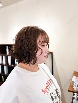 アンヴォーグ(en VOGUE) マロンベージュ×ボブパーマ