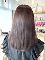 シェル 津山の手店(shel)&nbsp;10代20代30代髪質改善アッシュブラウン透明感カラー