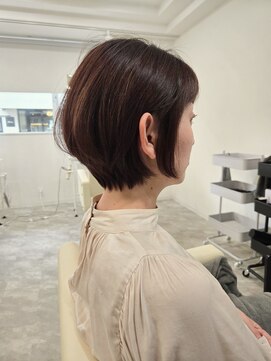 ガーネットプラス(Garnet+) ショートボブ◎ピンクブラウン