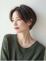 フラワー(flower)&nbsp;センター分けショート