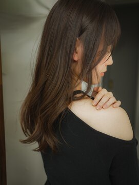 ロング　髪質改善／白髪改善／白髪ぼかし／脱白髪染め