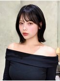 大人ガーリー/似合わせカット/ミディアムレイヤーカット/池袋