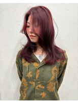 イノセンス 西宮北口店(innocence)&nbsp;【ブリーチなしボルドー　ハッシュカット】