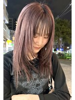 ユニークノベル 中央林間(unique novel)&nbsp;トーン指定内で可愛くしたい！派手じゃないピンクベージュ