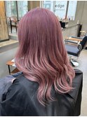 下北沢ブリーチ ピンクラベンダーカラー