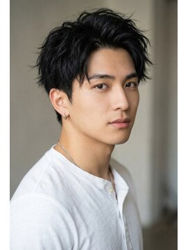 テラス 箕面萱野(Terrace) 流行 モテ髪 イケメン 束感 ナチュラルツーブロック刈り上げ