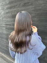 エクファ ヘア リゾート 大津 瀬田店(ex-fa hair resort)&nbsp;イメチェン/ピンクベージュ/アンブレラカラー/前髪/大津/瀬田